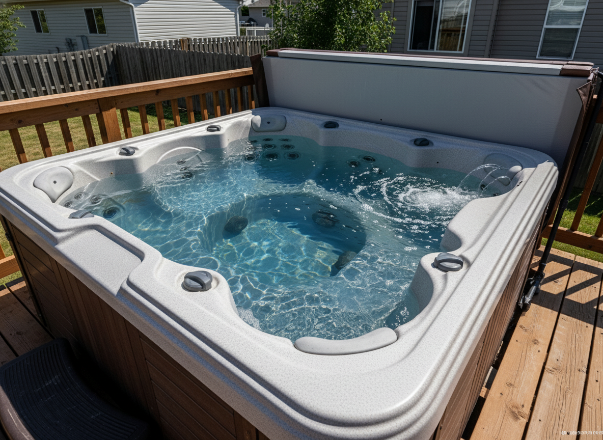 After hot tub repair in Spokane