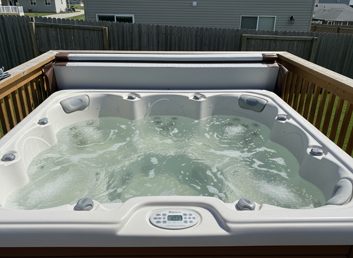 After hot tub repair in Spokane