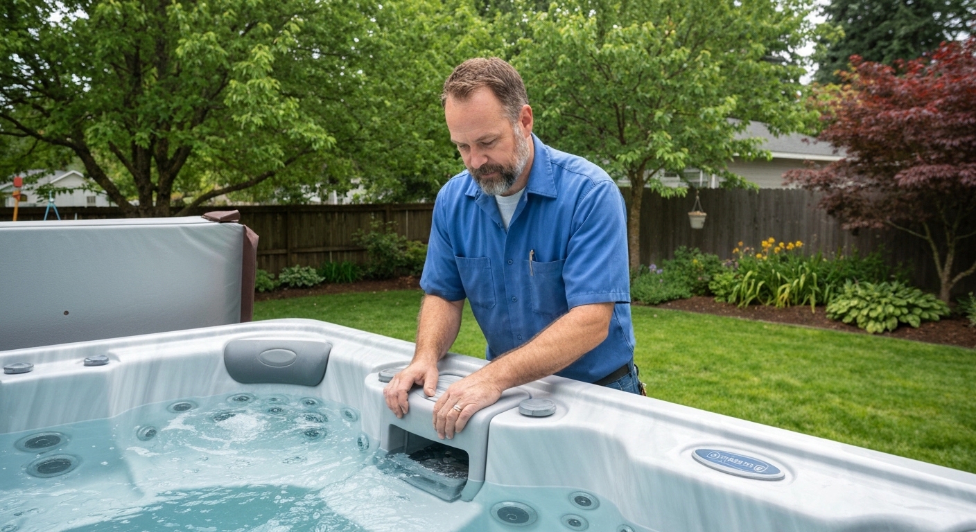 Hot tub repair in Cheney, Washington