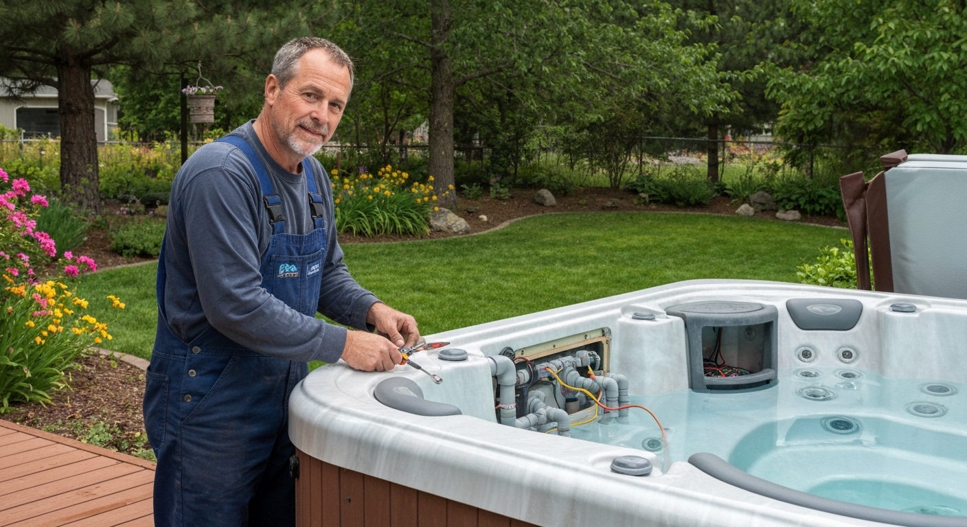 Hot tub repair in Spokane Valley, Washington