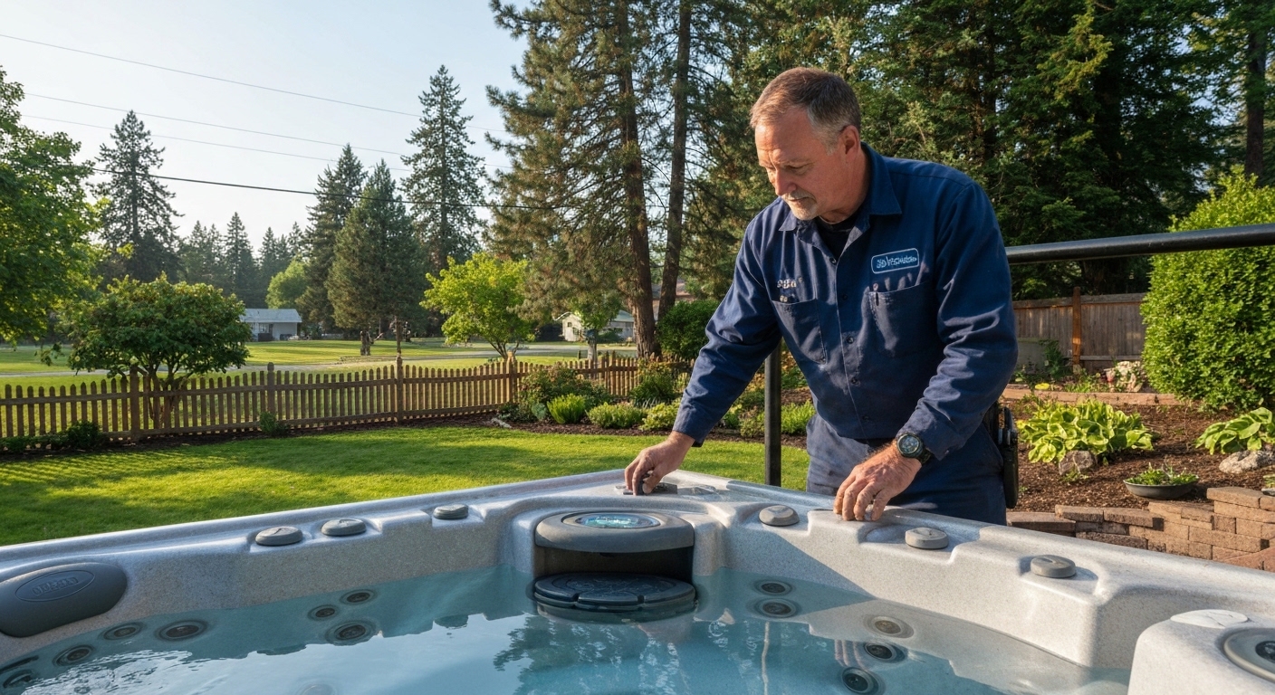 Hot tub repair in Spokane, Washington